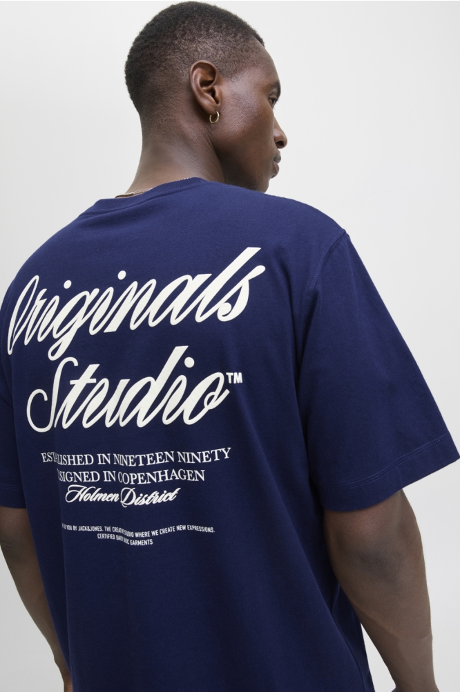 JORNORREBRO TYPO TEE SS CREW NECK N 12282898 OCEAN CAVERN